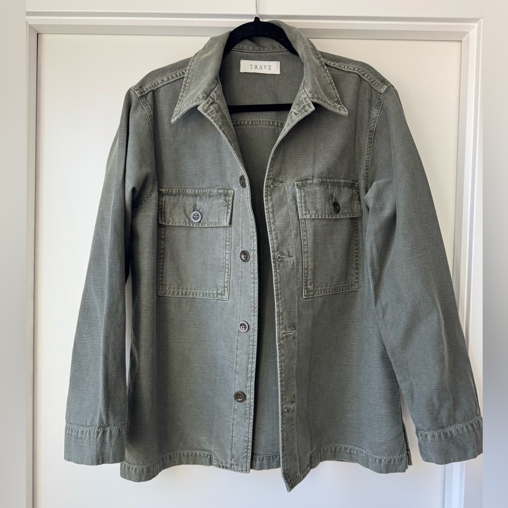 LA Brand Trave Large Military Green Shirt Jacket